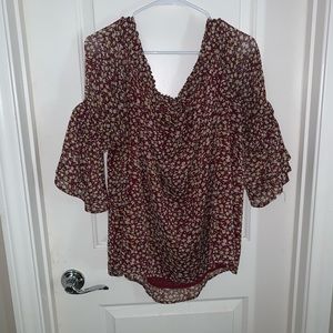 Off the Shoulder Floral Top